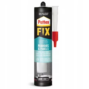 Klej montażowy do szkła Pattex Fix Mirrors&Panels biały 440g - Kleje i inne preparaty budowlane - miniaturka - grafika 1
