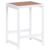 Fotele i krzesła ogrodowe - Beliani Krzesło ogrodowe AVETRANA Biały - miniaturka - grafika 1