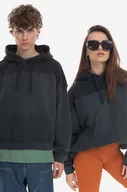 Bluzy męskie - Guess U.S.A. bluza bawełniana męska kolor czarny z kapturem wzorzysta Two Tone Hoodie M2BQ02KBB40 A119 - miniaturka - grafika 1