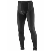 Spodnie sportowe męskie - Spodnie SALOMON Primo Warm Tight Seamless M Black XL - miniaturka - grafika 1