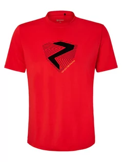 Koszulki sportowe męskie - Ziener Koszulka sportowa "Nolaf" w kolorze czerwonym - grafika 1