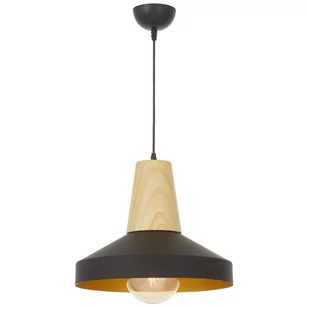 LAMPA WISZĄCA LOFT CZARNA ZOLI W1 - Lampy sufitowe - miniaturka - grafika 1
