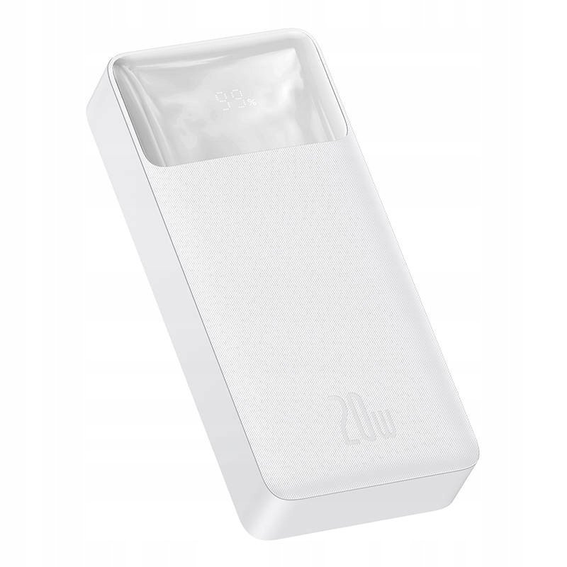 Powerbank Baseus Bipow Digital Display 20W 20000mAh Biały