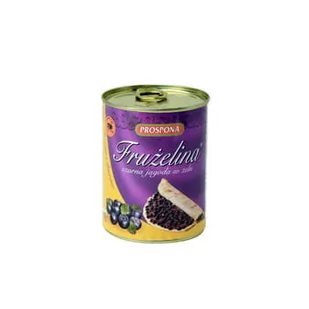Frużelina Czarna Jagoda W Żelu 380G - Zdrowa żywność - miniaturka - grafika 1