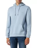 Bluzy męskie - Blend Męska bluza z kapturem BHDownton Hood Skate-Blue, 164010/Dusty Blue, M, 164010 / Dusty Blue, M - miniaturka - grafika 1