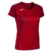 Koszulki i topy damskie - Joma koszulka damska elite x, czerwony, 4XS - miniaturka - grafika 1