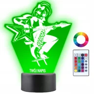 Lampy stojące - Lampka Nocna LED 3D Glamrock Chica Fnaf Five Nights at Freddy’s Prezent - miniaturka - grafika 1