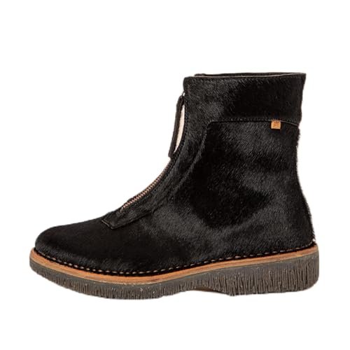 El Naturalista N5581 Volcano Botki damskie, czarne, szerokość 37 EU, Czarny (Black), 37 EU szerokie