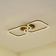 Lampy sufitowe - Lucande lampa sufitowa LED Amiya, 64 cm, czarny, aluminium - miniaturka - grafika 1