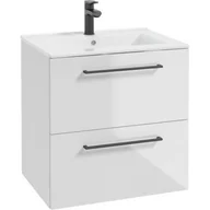 Szafki łazienkowe - Ø NAS Metro System szafka 60 cm podumywalkowa wisząca biała 190-D-06060 - miniaturka - grafika 1