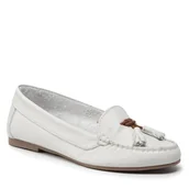 Mokasyny damskie - Mokasyny Filipe 8339 Biały - miniaturka - grafika 1