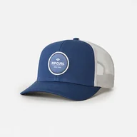Czapki męskie - Męska Czapka z daszkiem RIP CURL ROUTINE CURVE TRUCKER 1ERMHE_49 – Granatowy - miniaturka - grafika 1