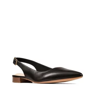 Laina 15 Sling [black leather] - rozmiar 39.5 - Półbuty damskie - miniaturka - grafika 1