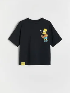 Reserved - T-shirt The Simpsons - czarny - Koszulki dla chłopców - miniaturka - grafika 1