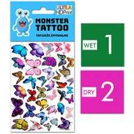 Zabawki kreatywne - TATUAŻE ZMYWALNE DLA DZIECI MOTYLKI WZORY ORYGINALNE - miniaturka - grafika 1