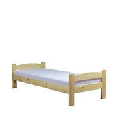 Łóżka dla dzieci i młodzieży - Łóżko Drewniane Sosnowe Milano 90 x 200 Meble Doktór Bejca Bielona - miniaturka - grafika 1