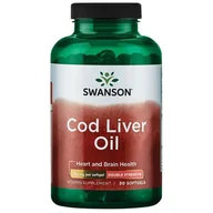 Witaminy i minerały - Swanson Cod Liver Oil 30caps - miniaturka - grafika 1