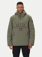 Kurtki męskie - Napapijri Kurtka anorak Rainforest Pocket 2 NP0A4GMD Zielony Regular Fit - miniaturka - grafika 1