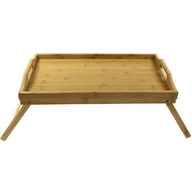 Tace i patery - Kinghoff STOLIK ŚNIADANIOWY DO ŁÓŻKA POD LAPTOPA 50x30x7cm KH-1502 KH-1502 - miniaturka - grafika 1