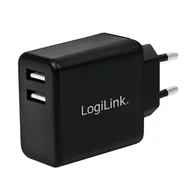Ładowarki do telefonów - LogiLink PA0210 ładowarka do urządzeń przenośnych Uniwersalne Czarny Prąd przemienny Wewnętrzna - miniaturka - grafika 1