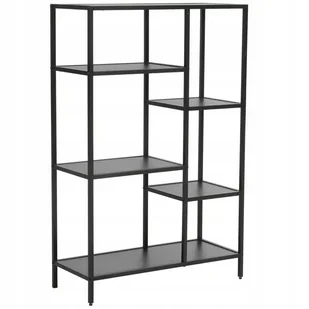 Regał Costa B Czarny Industrialny Mocny Solidny Salon Pracowania Biuro - Regały Regał Costa B Czarny Industrialny Mocny Solidny Salon Pracowania Biuro - Regały - miniaturka - grafika 1