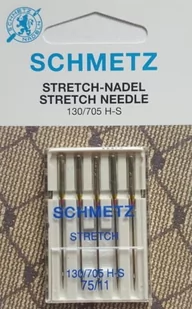 Schmetz Igły Do Stretchu do maszyn do szycia 5x75 - Akcesoria i części do maszyn do szycia - miniaturka - grafika 1