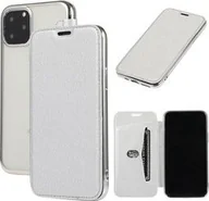 Etui i futerały do telefonów - Etui Electro Book Cover kompatybilne z iPhone 11 Pro Etui Wallet Etui ochronne Etui ochronne Srebrny - miniaturka - grafika 1