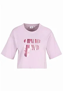 FILA Bothel Cropped Graphic T-Shirt damski, Fair Orchid, S - Koszulki i topy damskie - miniaturka - grafika 1