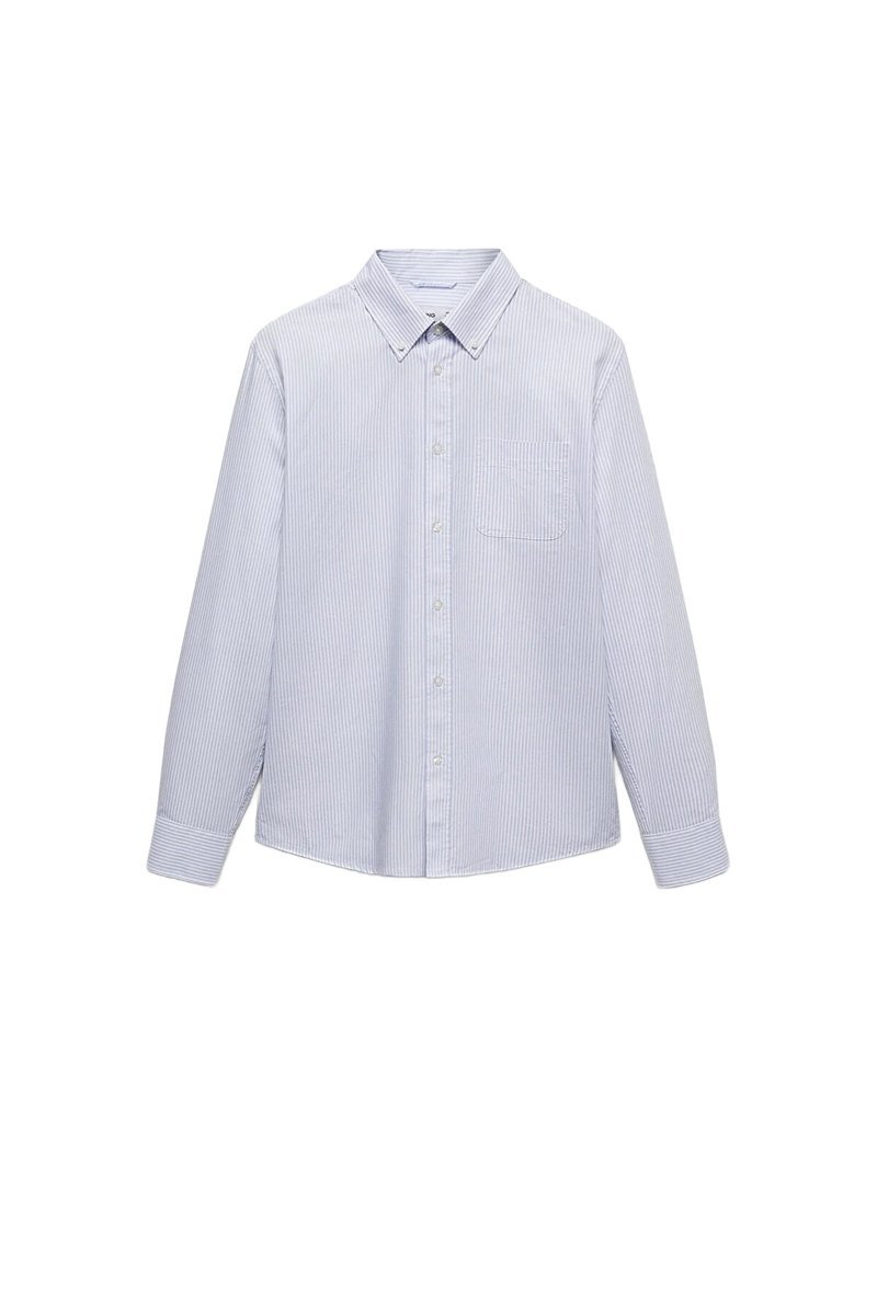 MANGO MAN KOSZULA MĘSKA CASUAL W PASKI Z DŁUGIM RĘKAWEM M 5DA