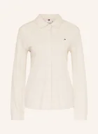 Koszule damskie - Tommy Hilfiger Koszula Z Dżerseju weiss - TOMMY HILFIGER - miniaturka - grafika 1