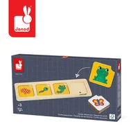 Łamigłówki - Karty sekwencji Ogród 3+, Janod - miniaturka - grafika 1