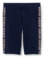 Legginsy - Calvin Klein Dziewczęce legginsy piżamowe, Navy Iris, 8-10 Lata - miniaturka - grafika 1