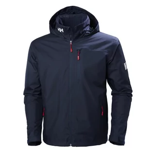 Kurtki męskie - Męska kurtka żeglarska Helly Hansen Crew Hooded Midlayer Jacket navy - S - grafika 1