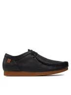 Mokasyny męskie - Clarks Mokasyny Shacre II Run 261635987 Czarny - miniaturka - grafika 1