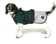 Płaszcze damskie - Danish Design Battersea Dogs Home Green 2 w 1, letnia i zimowa, zdejmowana podszewka, wodoodporna, wiatroszczelna, płaszcz dla psa/szczeniaka, 60 cm - miniaturka - grafika 1