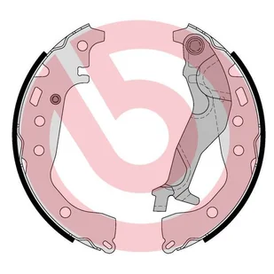 Zestaw szczęk hamulcowych Brembo S 83 574 - Układ hamulcowy - akcesoria - miniaturka - grafika 1