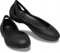 Baleriny - Crocs Damskie Baleriny Buty Wsuwane Baletki Kadee 210833 Flat 37-38 - miniaturka - grafika 1