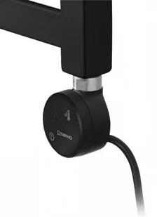 SAPHO Grzałka elektryczna MOA-B z termostatem i BLUETOOTH 800 W do grzejnika łazienkowego kolor czarny mat MOA-B-800 - Akcesoria grzewcze - miniaturka - grafika 1