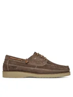 Półbuty męskie - Mustang Półbuty 4969-301 Beżowy - miniaturka - grafika 1