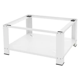 Waschmaschinen Untergestell mit Ablage 63x54 cm Weiß aus Stahl ML-Design - Meble łazienkowe - miniaturka - grafika 1