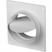 Rury i kanały wentylacyjne - KOŁNIERZ PRZYŚCIENNY OKRĄGŁY Z ZAWOREM ZWROTNYM (FI 125) - miniaturka - grafika 1