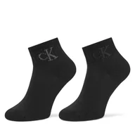 Skarpetki damskie - Zestaw 2 par niskich skarpet damskich Calvin Klein Jeans 701230599 Czarny - miniaturka - grafika 1