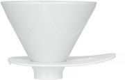 Zaparzacze i kawiarki - Hario - V60 MUGEN - Ceramiczny Dripper - Biały - miniaturka - grafika 1