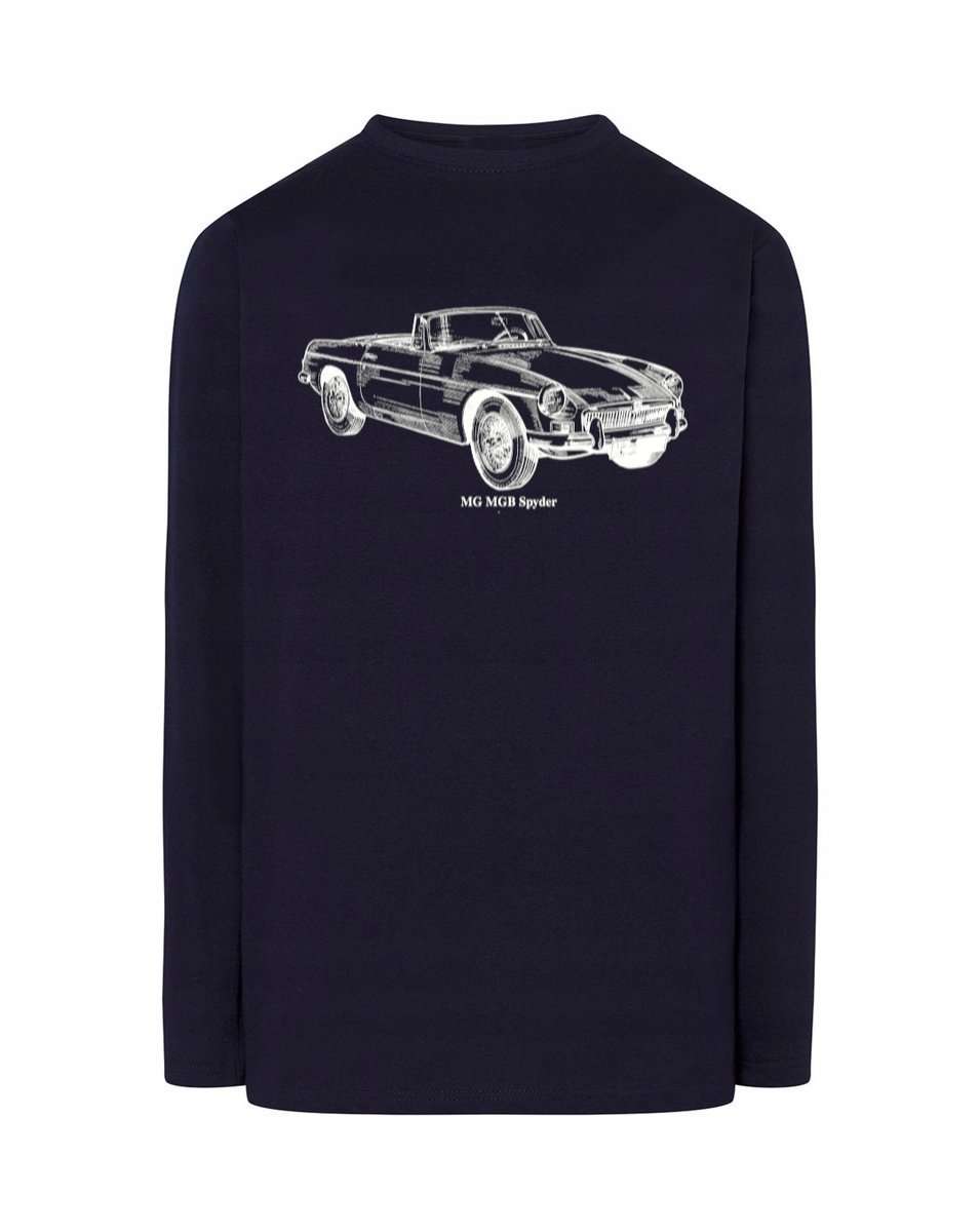 Longsleeve męski nadruk Klasyk MG SPYDER r.4XL