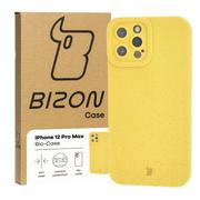 Etui i futerały do telefonów - Etui Bizon Bio Case do iPhone 12 Pro Max, żółte - miniaturka - grafika 1