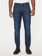 Spodnie męskie - Hechter Paris Jeansy 26050 142361 Granatowy Regular Fit - miniaturka - grafika 1