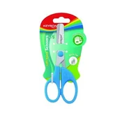 Nożyczki - Nożyczki szkolne Keyroad 13cm dla leworęcznych mix kolorów - miniaturka - grafika 1