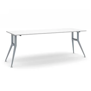 B2B Partner Stół konferencyjny WIDE, 2000 x 800 mm, biały 423179 - Stoły i stoliki do biura - miniaturka - grafika 1
