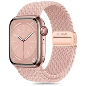 Akcesoria do smartwatchy - Pasek do APPLE WATCH 4 / 5 / 6 / 7 / 8 / 9 / SE / ULTRA 1 / 2 (42 / 44 / 45 / 49 MM) Tech-Protect Nylonmag Dusty Rose różowe - miniaturka - grafika 1