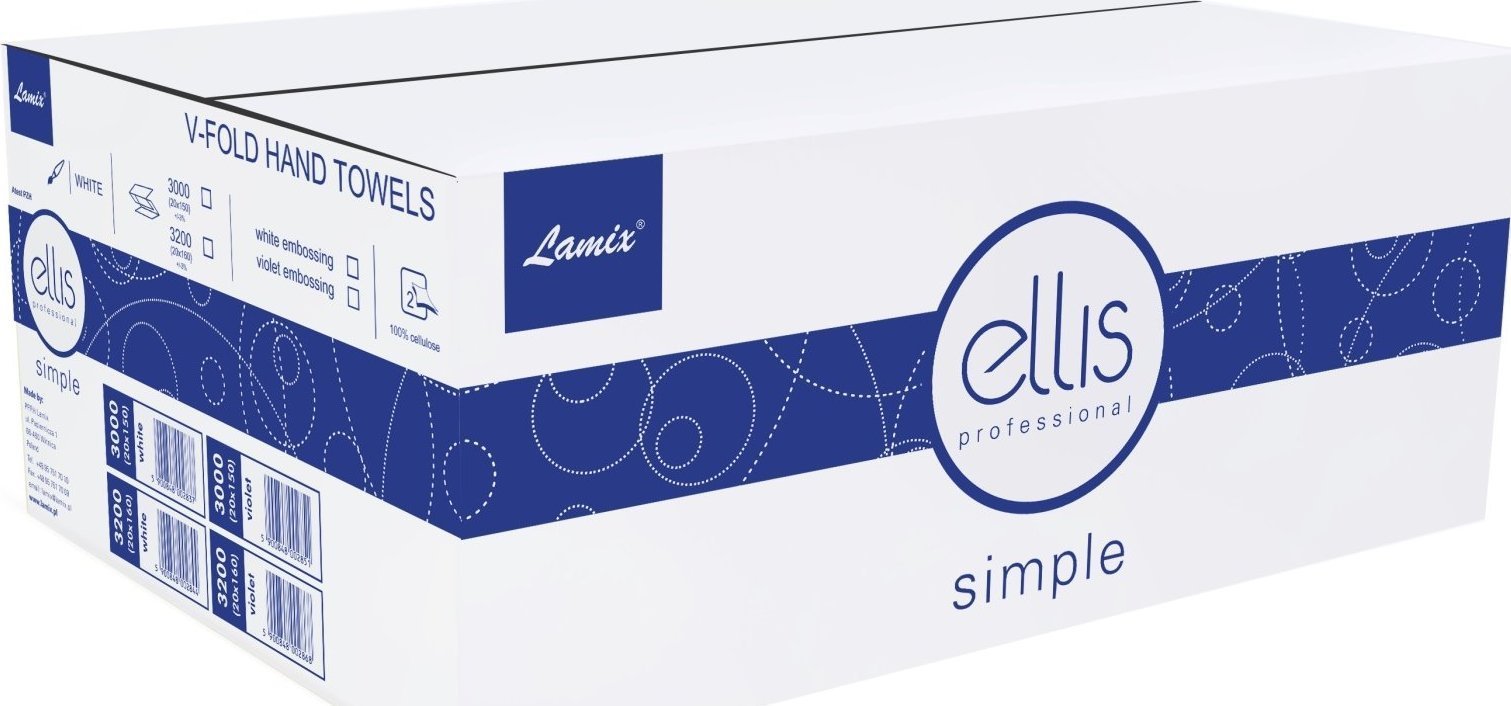 Ellis Ręcznik papierowy celuloza biały